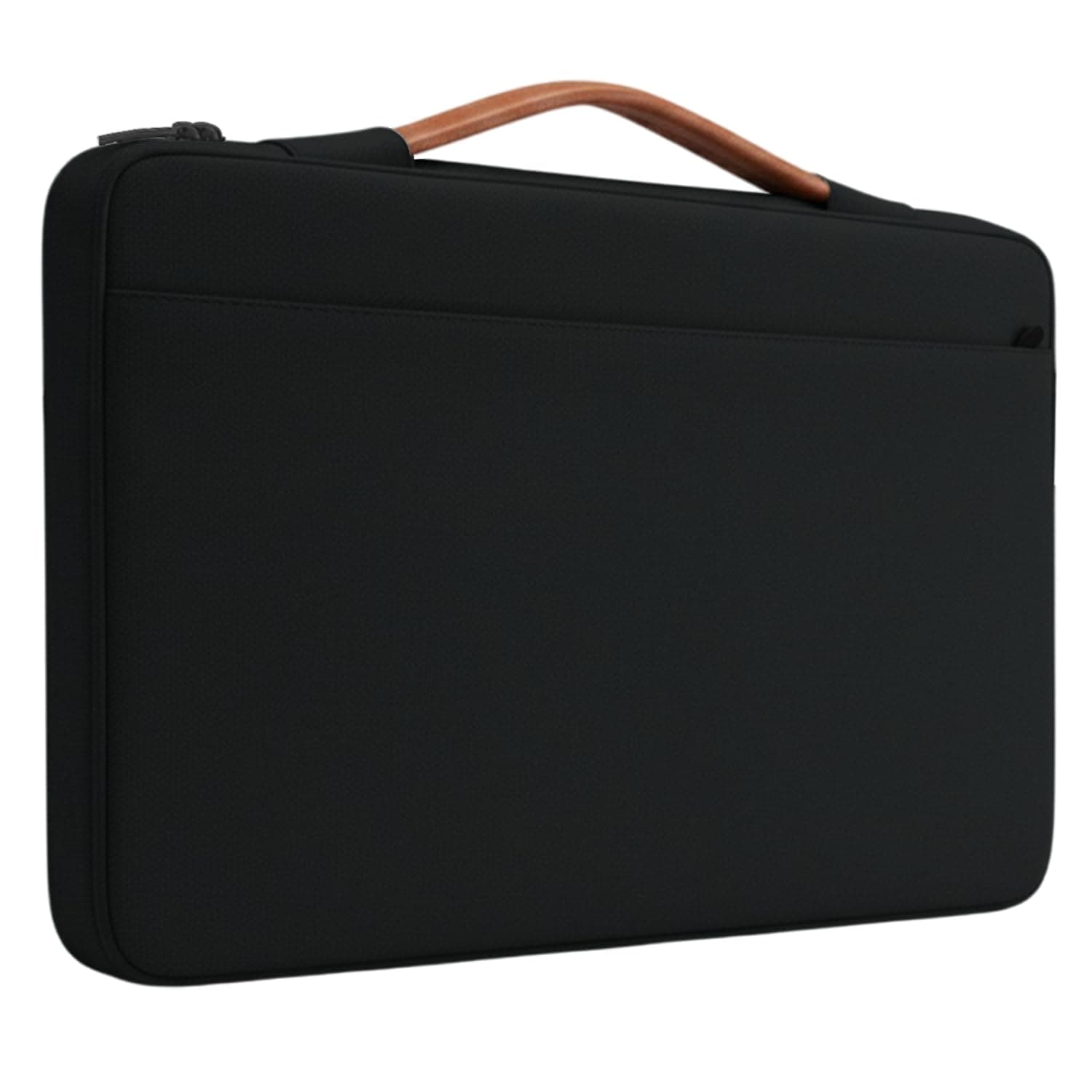 Dyazo 13-13.3 Inch Laptop Sleeve with Top Handle & Front Pocket for Accessories | Slim Protective Laptop Cover Compatible for MacBook Air (M2 M3 M4), HP, Dell, ASUS, Lenovo & Other Notebooks (Black)